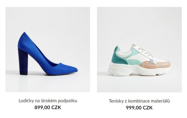 Zákaznice si i v nabídce bot mohou vybrat z mnoha barev i stylů.