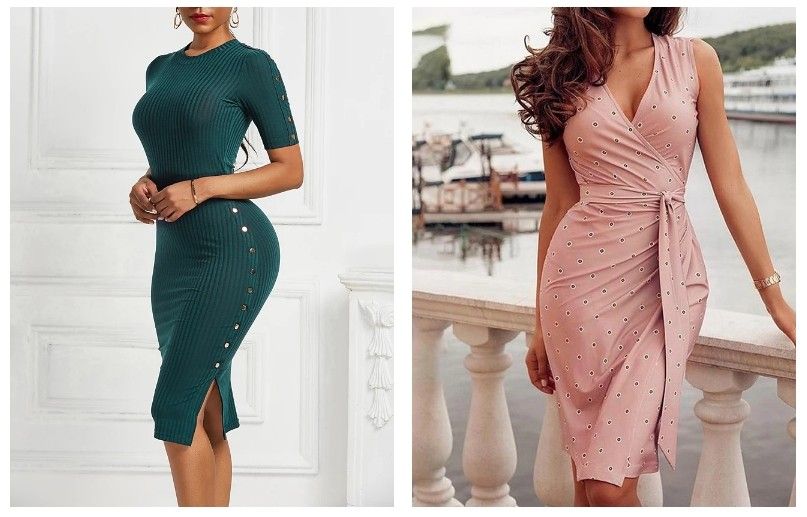 Upnuté šaty se hodí pro všechny ženy, které chtějí zvýraznit své křivky.