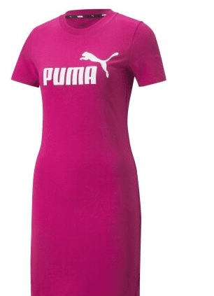 mikinove saty s kratkym rukavem puma