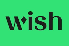 Zelené logo Wish