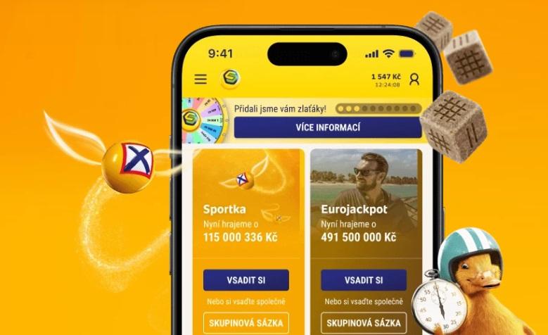 Aplikace Sazky – kontrola tiketů, online casino, kurzové sázení